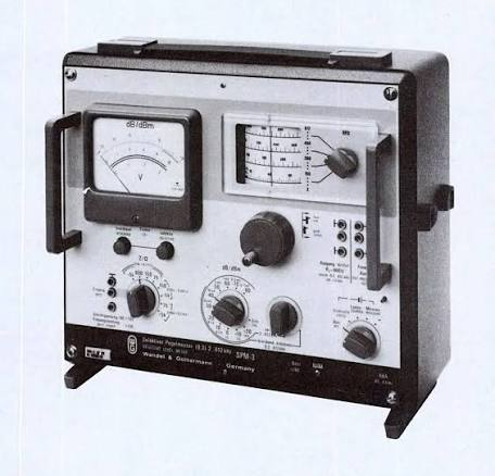 SPM-3 Pegelmesser frontpaneel