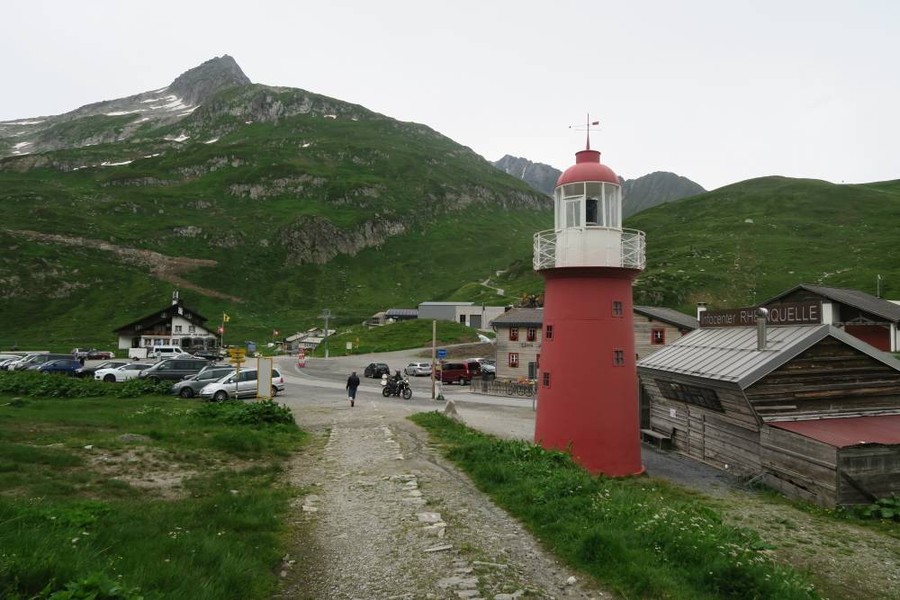 Replica van het Lage Licht op de Oberalppas in Zwitserland